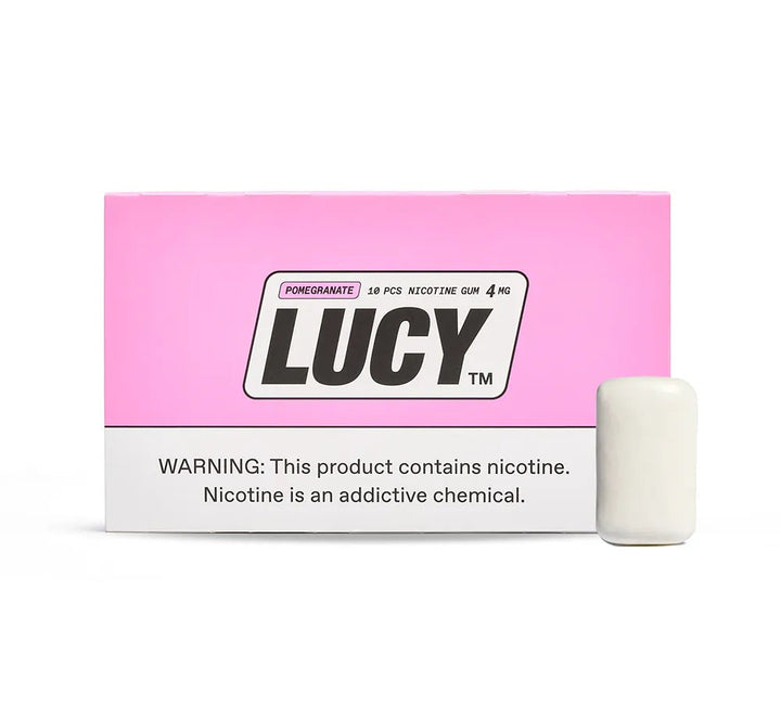 Lucy Nicotine Gum – Pomegranate 4mg | VapeGlow