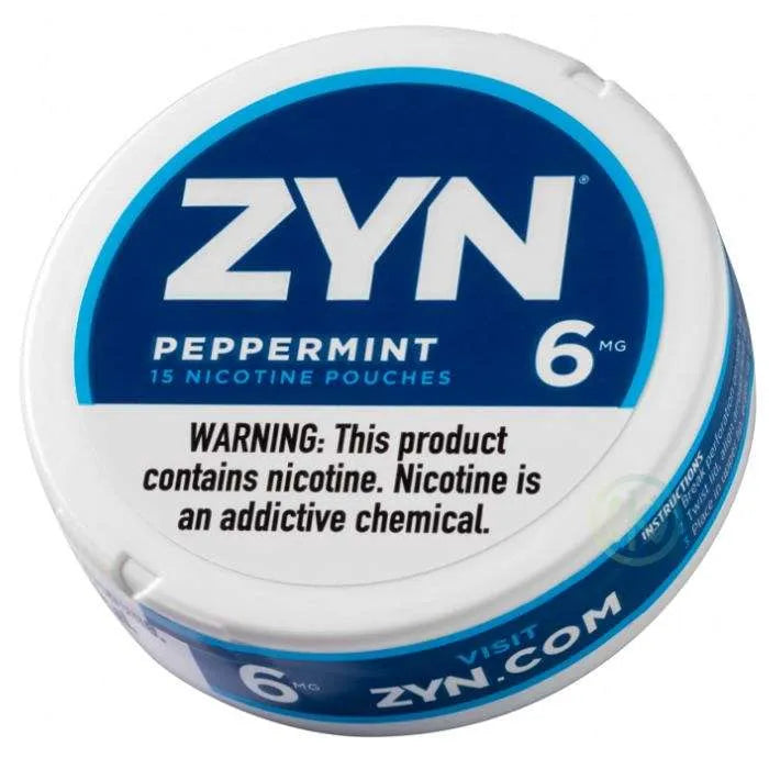 ZYN Nicotine Pouches â€“ 20 Count – Peppermint 6mg | VapeGlow