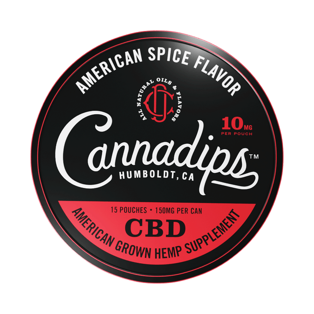 Cannadips CBD Pouches â€“ 20 Count American Spice (CBD) â€“ VapeGlow