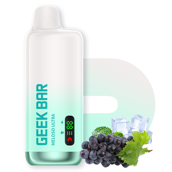 Geek Bar Meloso Ultra 9000 Disposable Vape – Grape Ice | VapeGlow