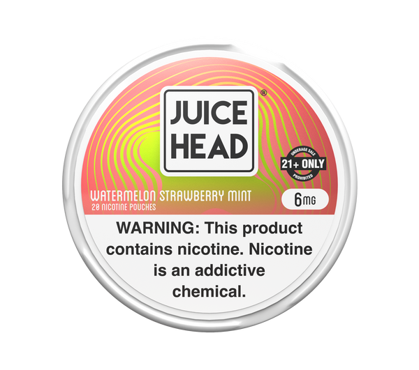 Juice Head Nicotine Pouches â€“ 20 Count – Watermelon Strawberry Mint 6mg | VapeGlow