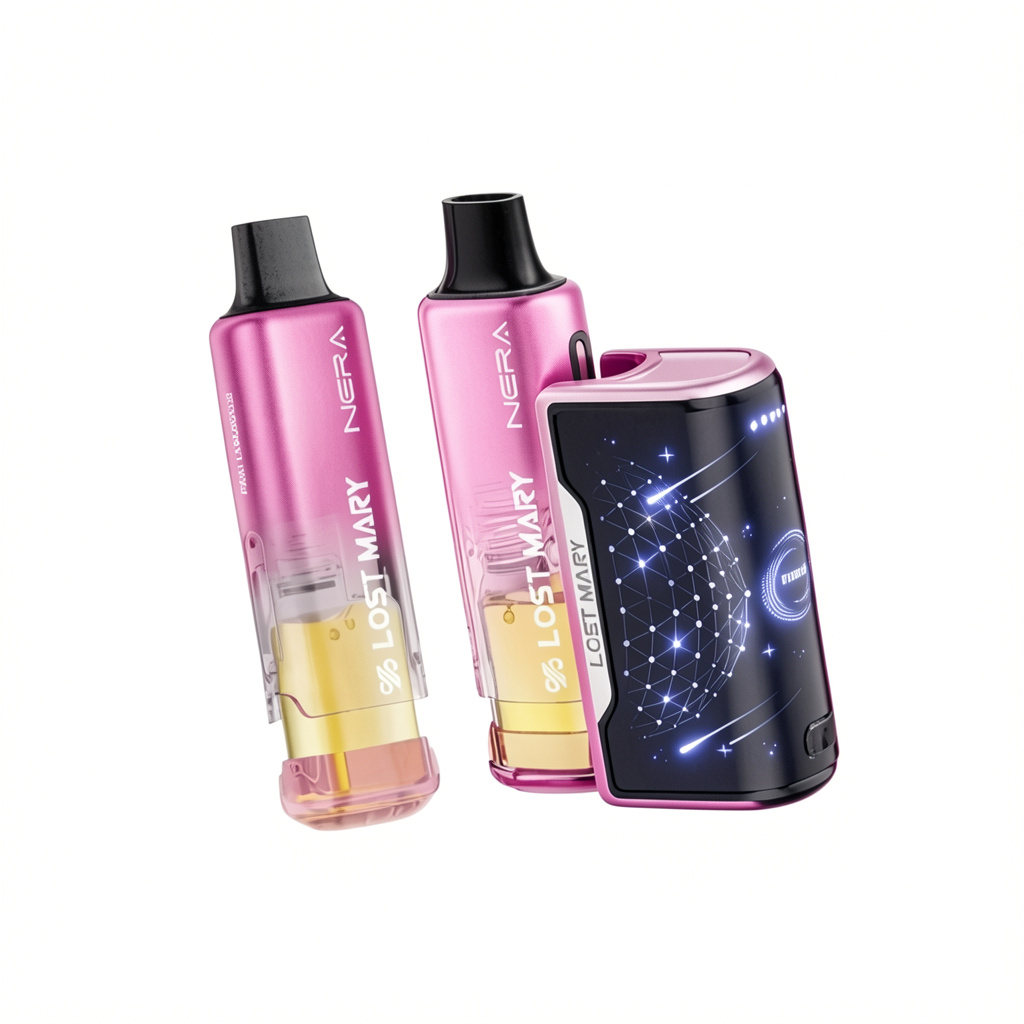 Lost Mary Nera Fullview 70K Kit — Dual Pod, 70,000 Puffs, Curved Screen