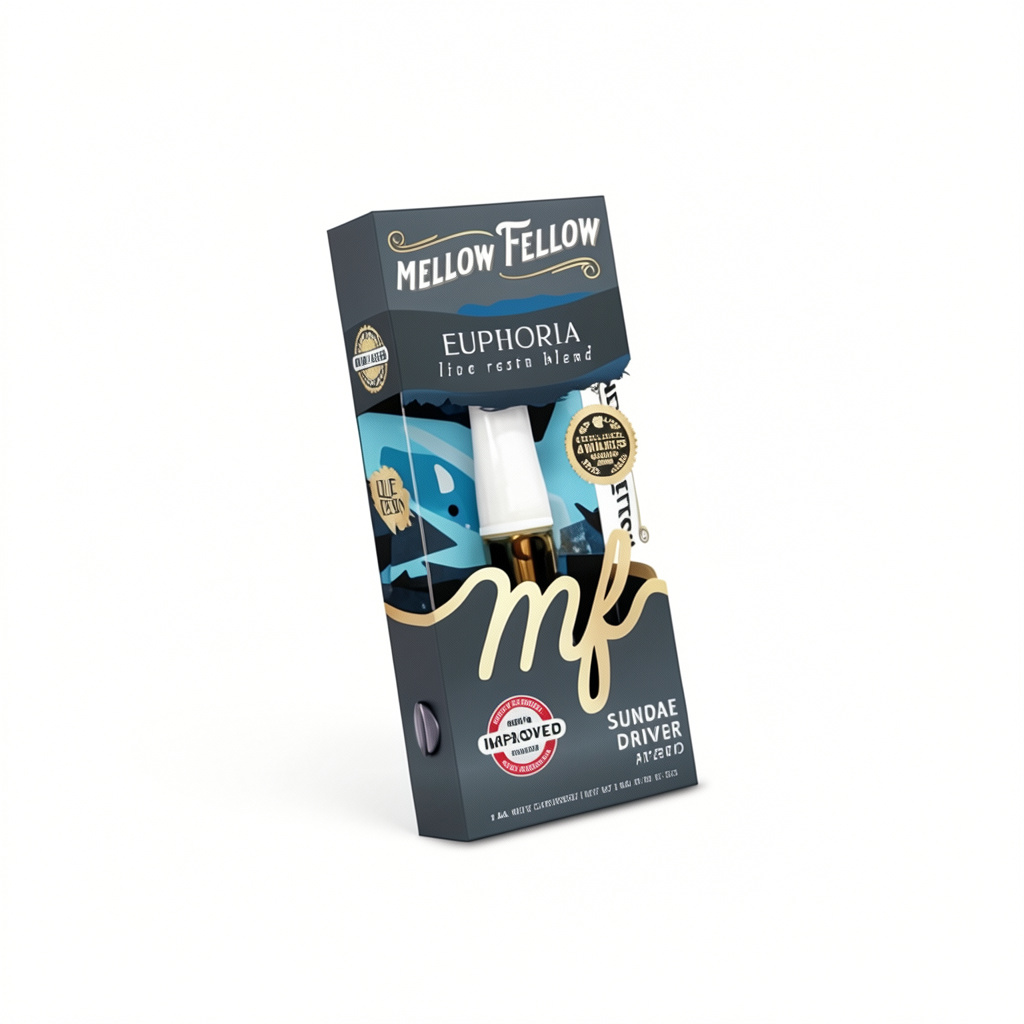 Mellow Fellow 2ml Live Resin Vape Cartridge, 510-Thread