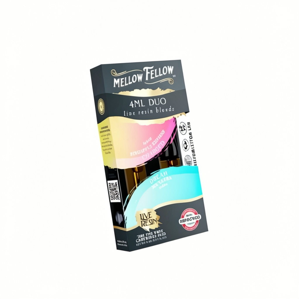 Mellow Fellow Live Resin Duo Cartridge â€” 4ml (2x 2ml 510 Carts)
