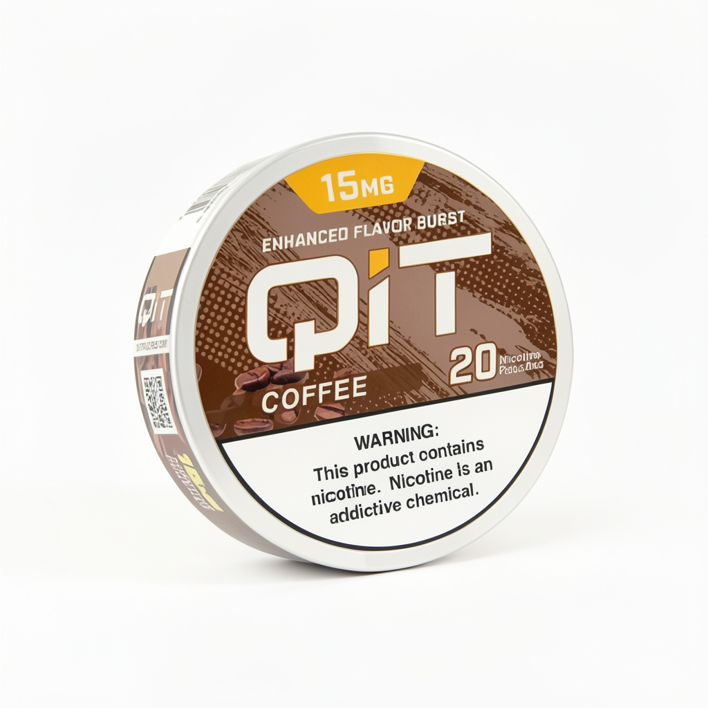 QIT Nicotine Pouches — Tobacco-Free, 3mg/6mg/15mg, 20ct