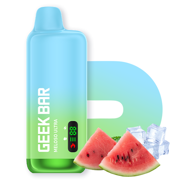Geek Bar Meloso Ultra 9000 Disposable Vape Watermelon Ice â€“ VapeGlow