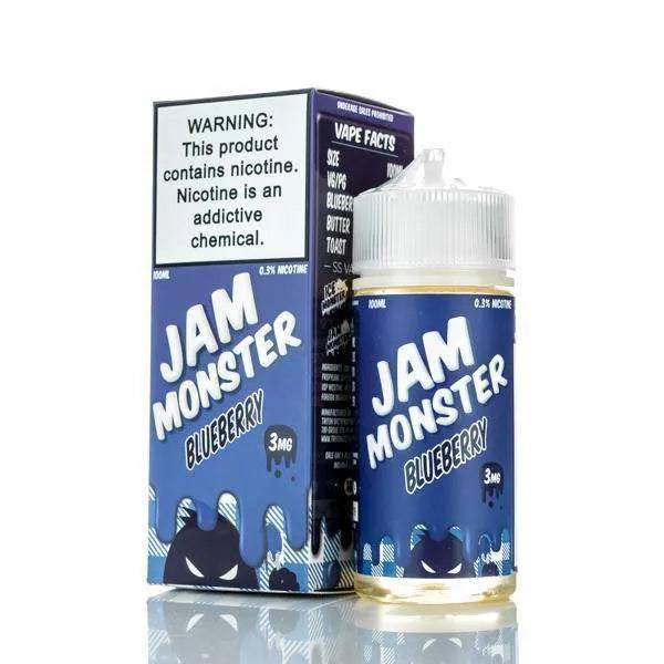 Jam Monster Strawberry E-Liquid â€“ 100ml – Blueberry 3mg | VapeGlow