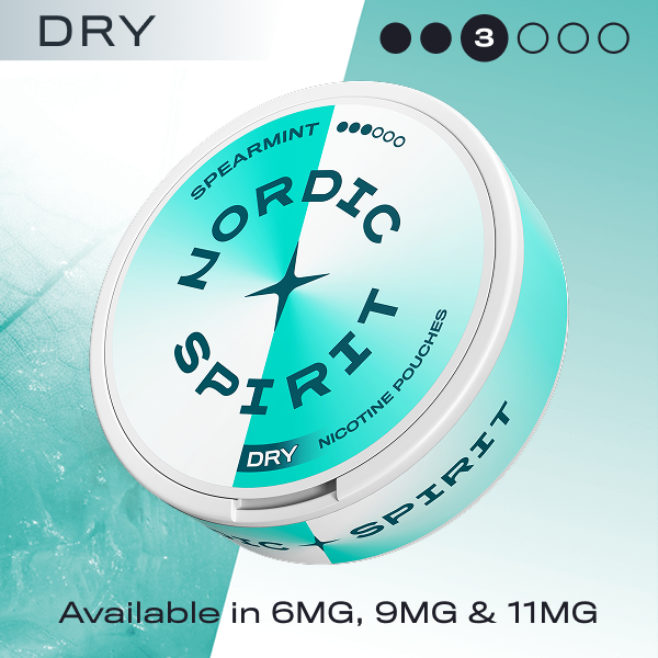 Nordic Spirit Nicotine Pouches â€“ 20 Count – Spearmint 11mg | VapeGlow